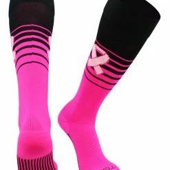 TCK Breaker Aware Breast Cancer Awareness Socks Over The Calf