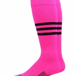 MadSportsStuff Dugout 3 Stripe Baseball Socks Over The Calf Length Pattern B