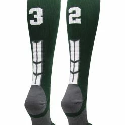 Best Pirce ๐ MadSportsStuff Dark Green Player ID Custom Number Over The Calf ๐งฆ Socks For ๐ฅ Softball โพ Baseball Football Boys And ๐ง Girls ๐ฅ Softball ๐งฆ Socks ๐คฉ 203 MadSportsStuff Dark Green Player ID Custom Number Over The Calf Socks For Softball Baseball Football Boys And Girls Softball Socks