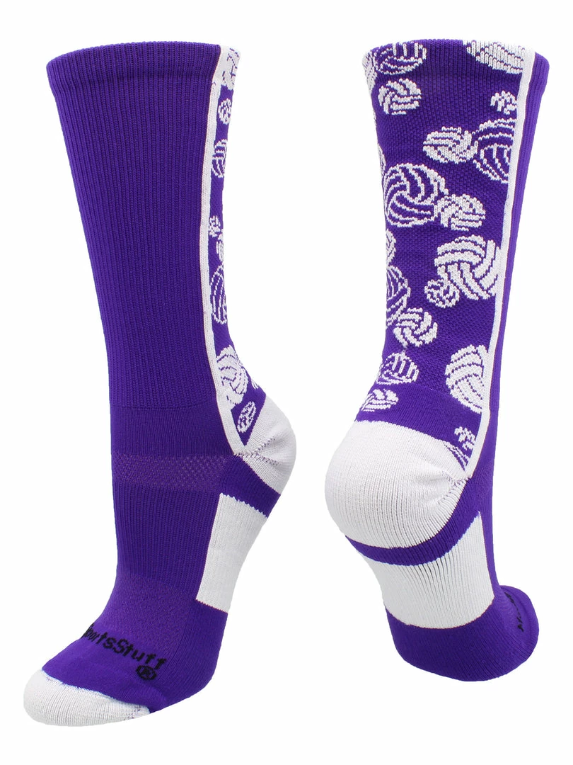Best Pirce ๐ MadSportsStuff Crazy Volleyball Logo Crew ๐งฆ Socks (multiple Colors) Volleyball ๐งฆ Socks ๐ 10 MadSportsStuff Crazy Volleyball Logo Crew Socks (multiple Colors) Volleyball Socks