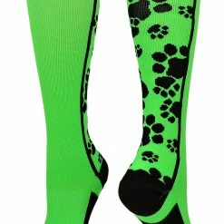 MadSportsStuff Softball Socks Crazy Socks With Paws Over The Calf (multiple Colors)