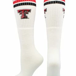 TCK Texas Tech Red Raiders Socks Throwback Tube