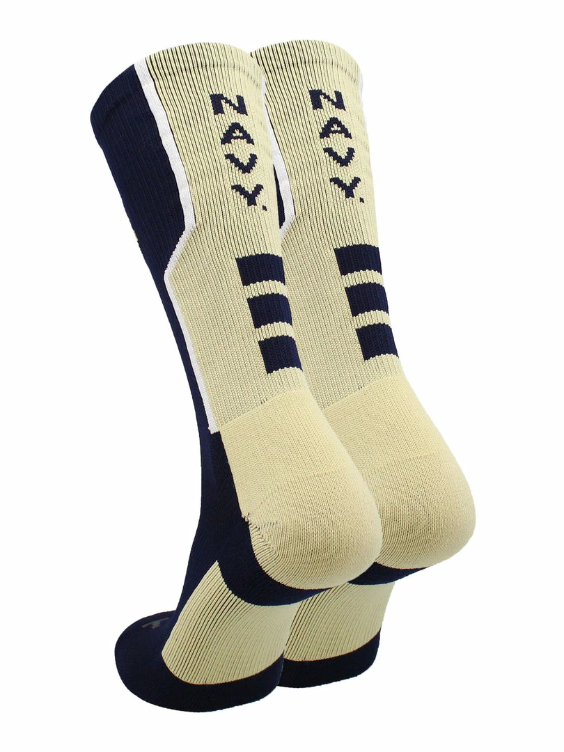 Flash Sale ✨ TCK United States Naval Academy 🧦 Socks Navy Midshipmen Perimeter Crew 🧦 Socks ✨ 2 TCK United States Naval Academy Socks Navy Midshipmen Perimeter Crew Socks