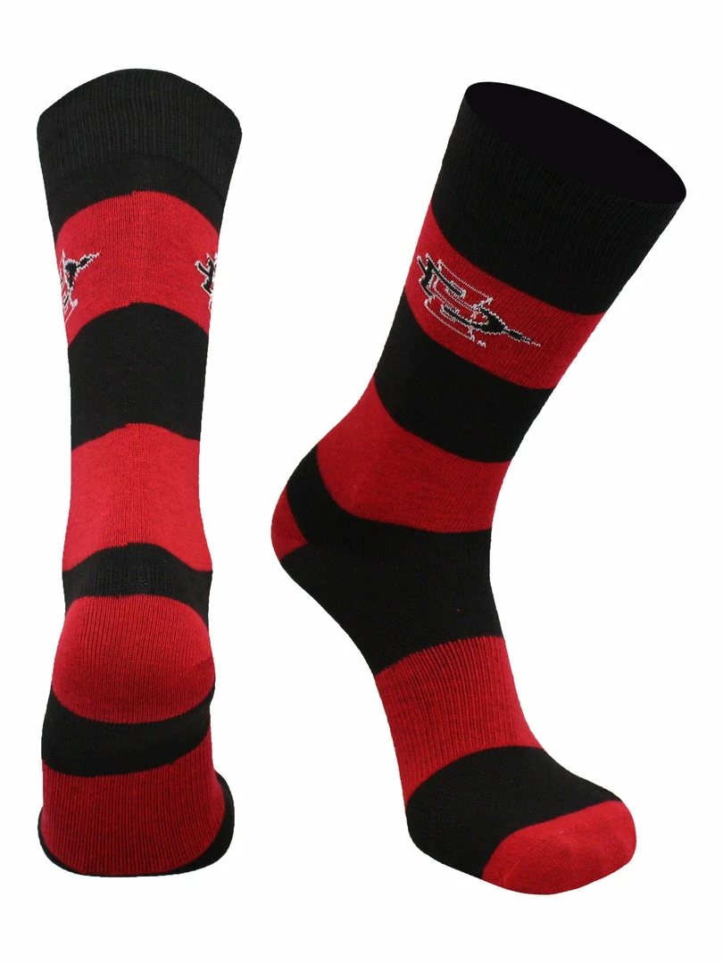 Coupon โ TCK All Schools San Diego State Aztecs ๐งฆ Socks Game Day Striped Crew ๐งฆ Socks ๐ 2 TCK All Schools San Diego State Aztecs Socks Game Day Striped Crew Socks