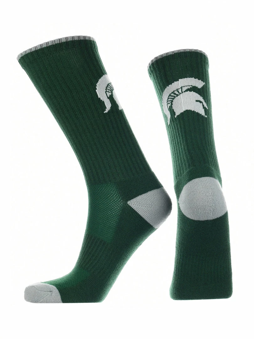 Best reviews of ๐ TCK Michigan State Spartans ๐งฆ Socks Campus Legend Crew Length ๐ 2 TCK Michigan State Spartans Socks Campus Legend Crew Length
