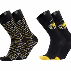 IQ All Schools TCK Brands University Monday & Tuesday 2-Pack Fine Gauge Cotton Crew Dress Socks