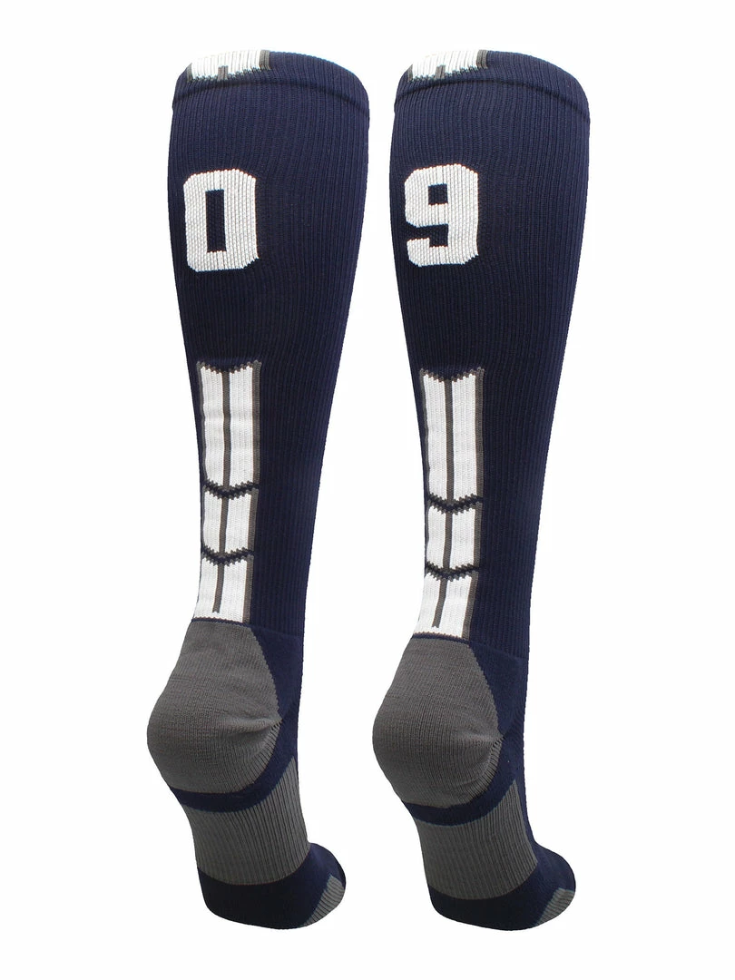 Best Sale ๐คฉ MadSportsStuff Navy Player ID Custom Number Over The Calf ๐งฆ Socks For ๐ฅ Softball โพ Baseball Football Boys And ๐ง Girls โจ 72 MadSportsStuff Navy Player ID Custom Number Over The Calf Socks For Softball Baseball Football Boys And Girls