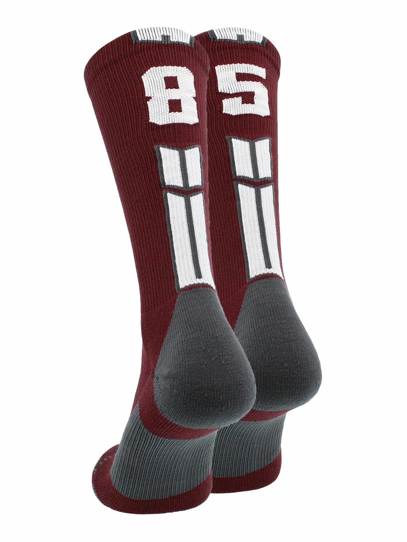 Cheap ๐ MadSportsStuff Maroon Player ID Custom Number Crew ๐งฆ Socks For ๐ Basketball Lacrosse Volleyball Boys And ๐ง Girls Volleyball ๐งฆ Socks ๐ฅ 44 MadSportsStuff Maroon Player ID Custom Number Crew Socks For Basketball Lacrosse Volleyball Boys And Girls Volleyball Socks