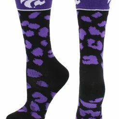 TCK All Schools Kansas State Wildcats Socks Womens Savage Crew Socks