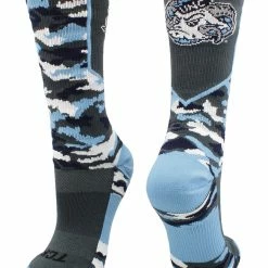 TCK Sports North Carolina Tar Heels Socks Woodland Camo Crew All Schools