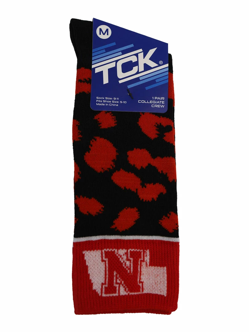 Brand new ๐ TCK All Schools Nebraska Cornhuskers ๐งฆ Socks ๐ฉ Womens Savage Crew ๐งฆ Socks โ 4 TCK All Schools Nebraska Cornhuskers Socks Womens Savage Crew Socks