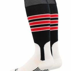 MadSportsStuff Baseball Stirrup Socks 3 Stripe With Featheredge