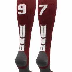 Best Sale ๐ MadSportsStuff Maroon Player ID Custom Number Over The Calf ๐งฆ Socks For ๐ฅ Softball โพ Baseball Football Boys And ๐ง Girls ๐ฅ Softball ๐งฆ Socks ๐ 136 MadSportsStuff Maroon Player ID Custom Number Over The Calf Socks For Softball Baseball Football Boys And Girls Softball Socks