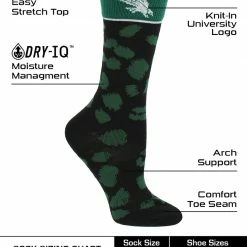 Brand new ๐คฉ TCK UNT North Texas Mean Green ๐งฆ Socks ๐ฉ Womens Savage Crew ๐งฆ Socks All Schools ๐ 7 TCK UNT North Texas Mean Green Socks Womens Savage Crew Socks All Schools