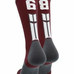 Cheap ๐ MadSportsStuff Maroon Player ID Custom Number Crew ๐งฆ Socks For ๐ Basketball Lacrosse Volleyball Boys And ๐ง Girls Volleyball ๐งฆ Socks ๐ฅ 115 MadSportsStuff Maroon Player ID Custom Number Crew Socks For Basketball Lacrosse Volleyball Boys And Girls Volleyball Socks