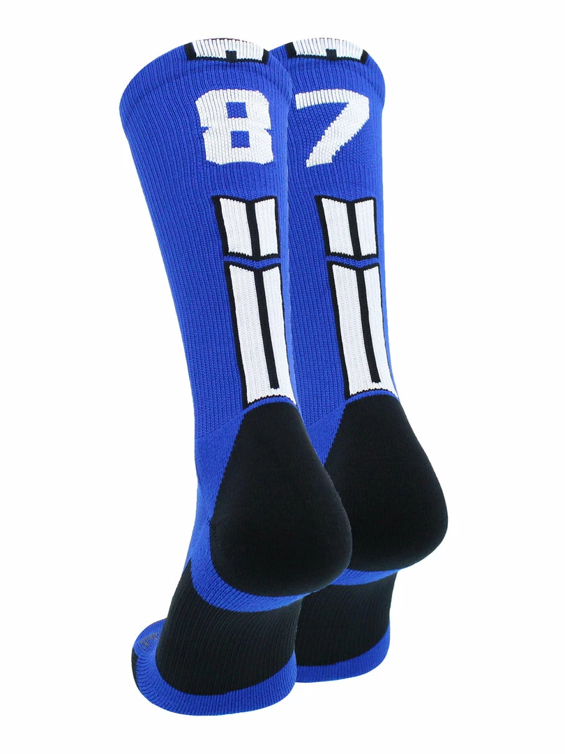 Flash Sale ๐ MadSportsStuff Volleyball ๐งฆ Socks Royal Player ID Custom Number Crew ๐งฆ Socks For ๐ Basketball Lacrosse Volleyball Boys And ๐ง Girls โจ 42 MadSportsStuff Volleyball Socks Royal Player ID Custom Number Crew Socks For Basketball Lacrosse Volleyball Boys And Girls