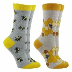 Best Sale ๐ WHD Bee ๐งฆ Socks For ๐ฉ Women - Bee Lovers Gift - 2-Pack ๐ 7 WHD Bee Socks For Women - Bee Lovers Gift - 2-Pack