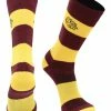 TCK All Schools Minnesota Duluth Bulldogs Socks Game Day Striped Crew Socks