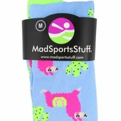 MadSportsStuff Cactus And Llama Socks Over The Calf Length Softball Socks