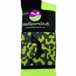 MadSportsStuff Basketball Socks With Player On Camo Crew Socks
