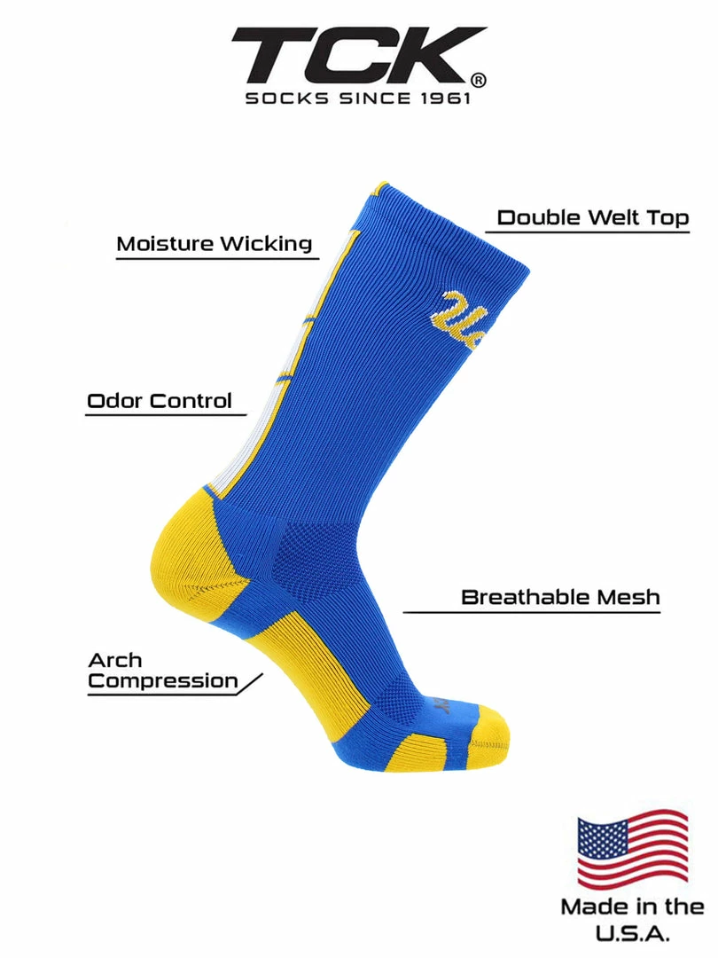 Best reviews of โ TCK Sports UCLA Bruins ๐งฆ Socks Baseline 3.0 Crew ๐ 3 TCK Sports UCLA Bruins Socks Baseline 3.0 Crew