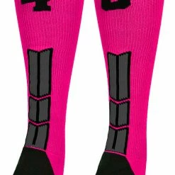 Best Sale ๐ MadSportsStuff โพ Baseball ๐งฆ Socks Neon Pink And Black Player ID Custom Number Over The Calf ๐งฆ Socks For ๐ฅ Softball โพ Baseball Football Boys And ๐ง Girls โจ 162 MadSportsStuff Baseball Socks Neon Pink And Black Player ID Custom Number Over The Calf Socks For Softball Baseball Football Boys And Girls