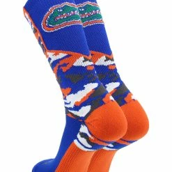 TCK Sports University Of Florida Gators Socks Woodland Camo Crew