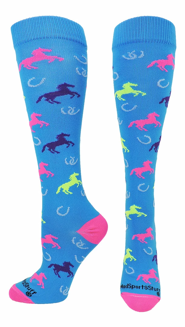 Best Sale ๐ MadSportsStuff ๐ฅ Softball ๐งฆ Socks Wild Horses Equestrian Athletic Over The Calf ๐งฆ Socks โค๏ธ 1 MadSportsStuff Softball Socks Wild Horses Equestrian Athletic Over The Calf Socks