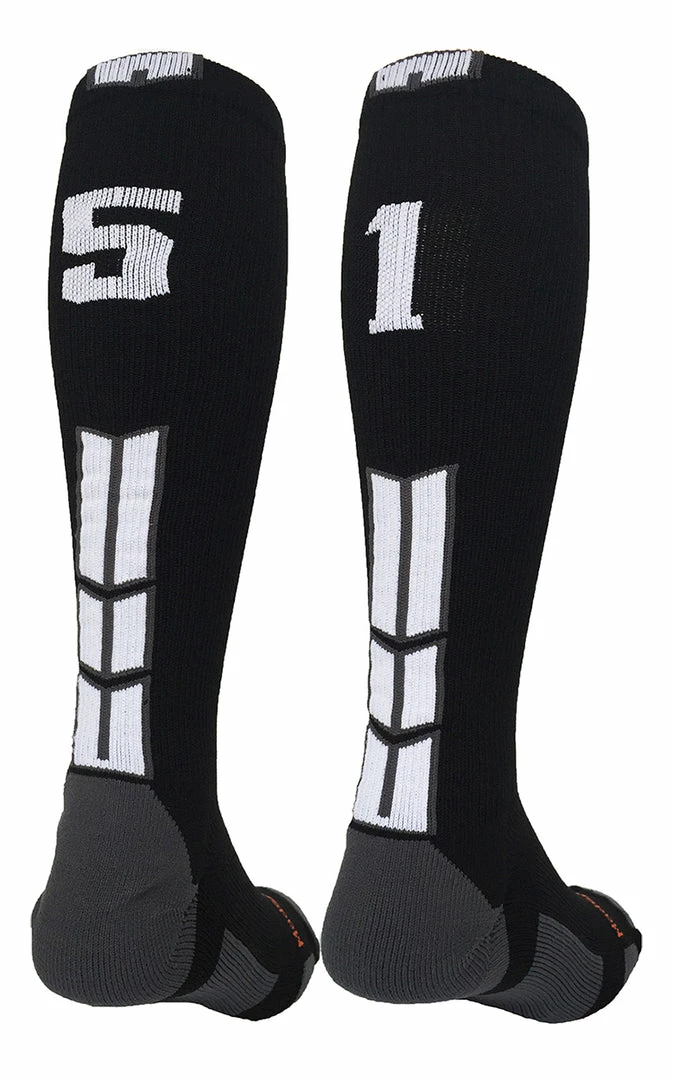 Outlet โ MadSportsStuff ๐ฅ Softball ๐งฆ Socks Black Player ID Custom Number Over The Calf ๐งฆ Socks For ๐ฅ Softball โพ Baseball Football Boys And ๐ง Girls ๐ 30 MadSportsStuff Softball Socks Black Player ID Custom Number Over The Calf Socks For Softball Baseball Football Boys And Girls