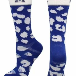 TCK All Schools Memphis Tigers Socks Womens Savage Crew Socks