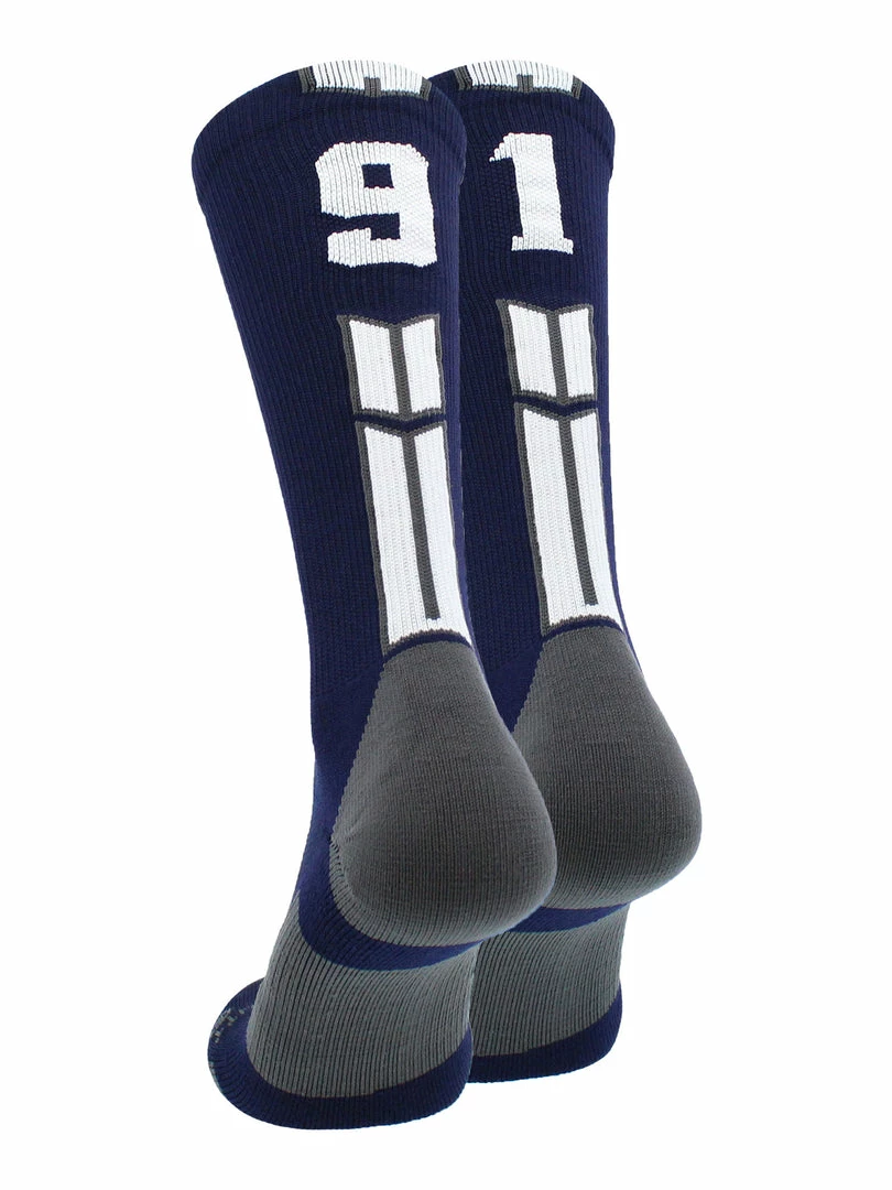 Deals ๐ MadSportsStuff Volleyball ๐งฆ Socks Navy Player ID Custom Number Crew ๐งฆ Socks For ๐ Basketball Lacrosse Volleyball Boys And ๐ง Girls ๐ 38 MadSportsStuff Volleyball Socks Navy Player ID Custom Number Crew Socks For Basketball Lacrosse Volleyball Boys And Girls