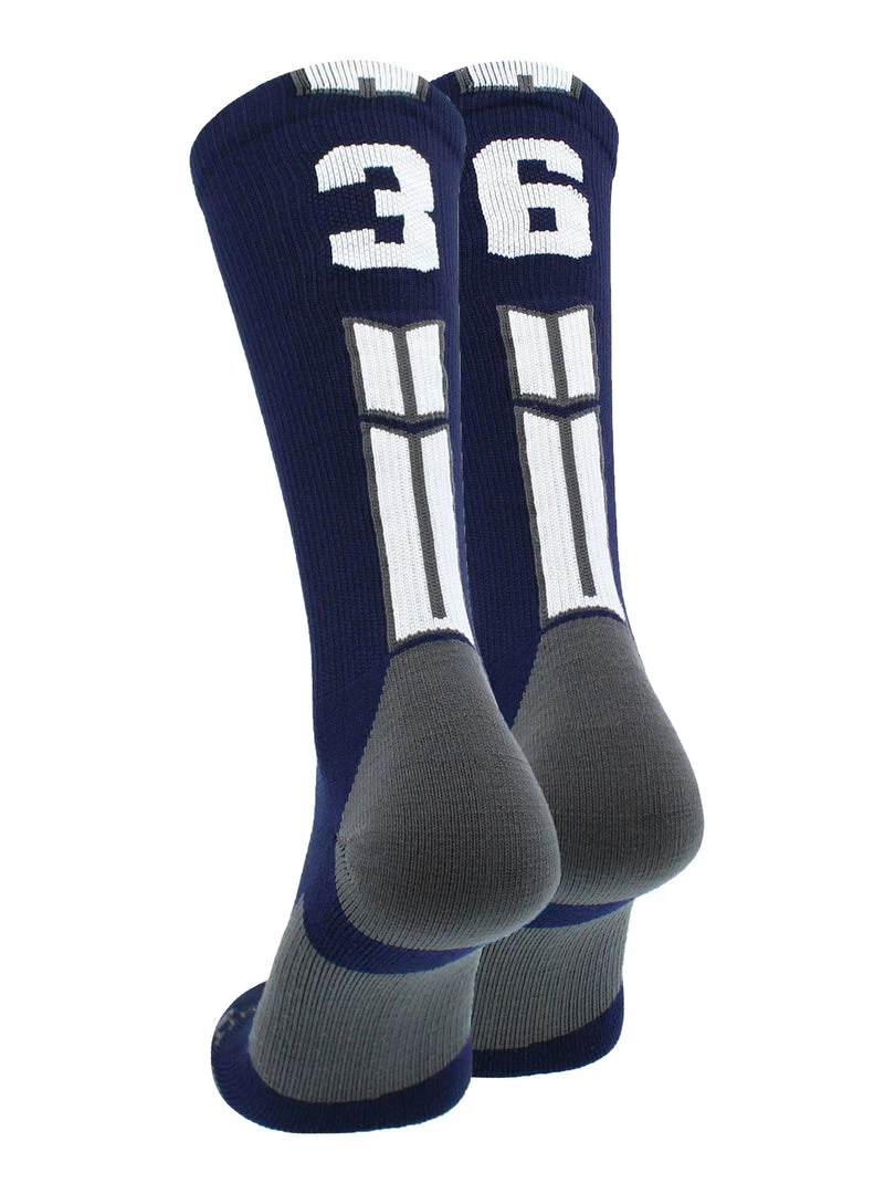 Deals ๐ MadSportsStuff Volleyball ๐งฆ Socks Navy Player ID Custom Number Crew ๐งฆ Socks For ๐ Basketball Lacrosse Volleyball Boys And ๐ง Girls ๐ 104 MadSportsStuff Volleyball Socks Navy Player ID Custom Number Crew Socks For Basketball Lacrosse Volleyball Boys And Girls