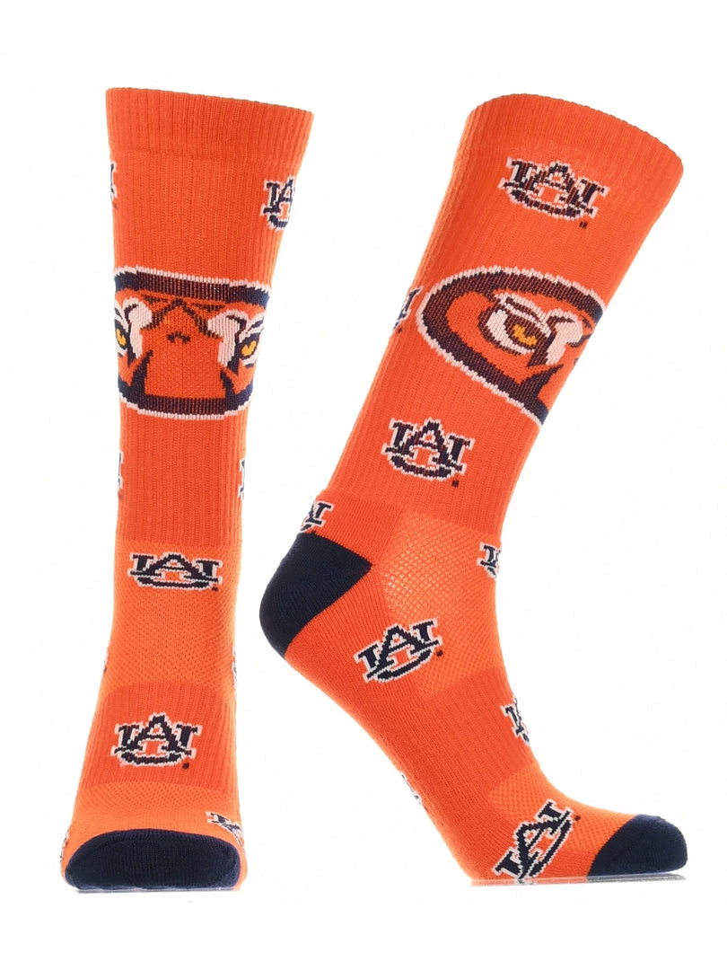 Buy 🥰 TCK All Schools Auburn Tigers 🧦 Socks Crew Length Sock Mayhem ❤️ 2 TCK All Schools Auburn Tigers Socks Crew Length Sock Mayhem