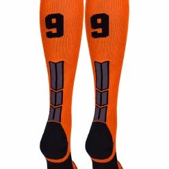 Best Sale ๐ MadSportsStuff ๐ฅ Softball ๐งฆ Socks Orange And Black Player ID Custom Number Over The Calf ๐งฆ Socks For ๐ฅ Softball โพ Baseball Football Boys And ๐ง Girls โญ 211 MadSportsStuff Softball Socks Orange And Black Player ID Custom Number Over The Calf Socks For Softball Baseball Football Boys And Girls