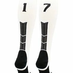 Flash Sale ๐ MadSportsStuff White Player ID Custom Number Over The Calf ๐งฆ Socks For ๐ฅ Softball โพ Baseball Football Boys And ๐ง Girls ๐ฅ Softball ๐งฆ Socks ๐ 165 MadSportsStuff White Player ID Custom Number Over The Calf Socks For Softball Baseball Football Boys And Girls Softball Socks