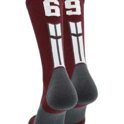 Cheap ๐ MadSportsStuff Maroon Player ID Custom Number Crew ๐งฆ Socks For ๐ Basketball Lacrosse Volleyball Boys And ๐ง Girls Volleyball ๐งฆ Socks ๐ฅ 114 MadSportsStuff Maroon Player ID Custom Number Crew Socks For Basketball Lacrosse Volleyball Boys And Girls Volleyball Socks