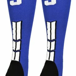 Brand new ๐ฅฐ MadSportsStuff Royal Player ID Custom Number Over The Calf ๐งฆ Socks For ๐ฅ Softball โพ Baseball Football Boys And ๐ง Girls ๐ 202 MadSportsStuff Royal Player ID Custom Number Over The Calf Socks For Softball Baseball Football Boys And Girls
