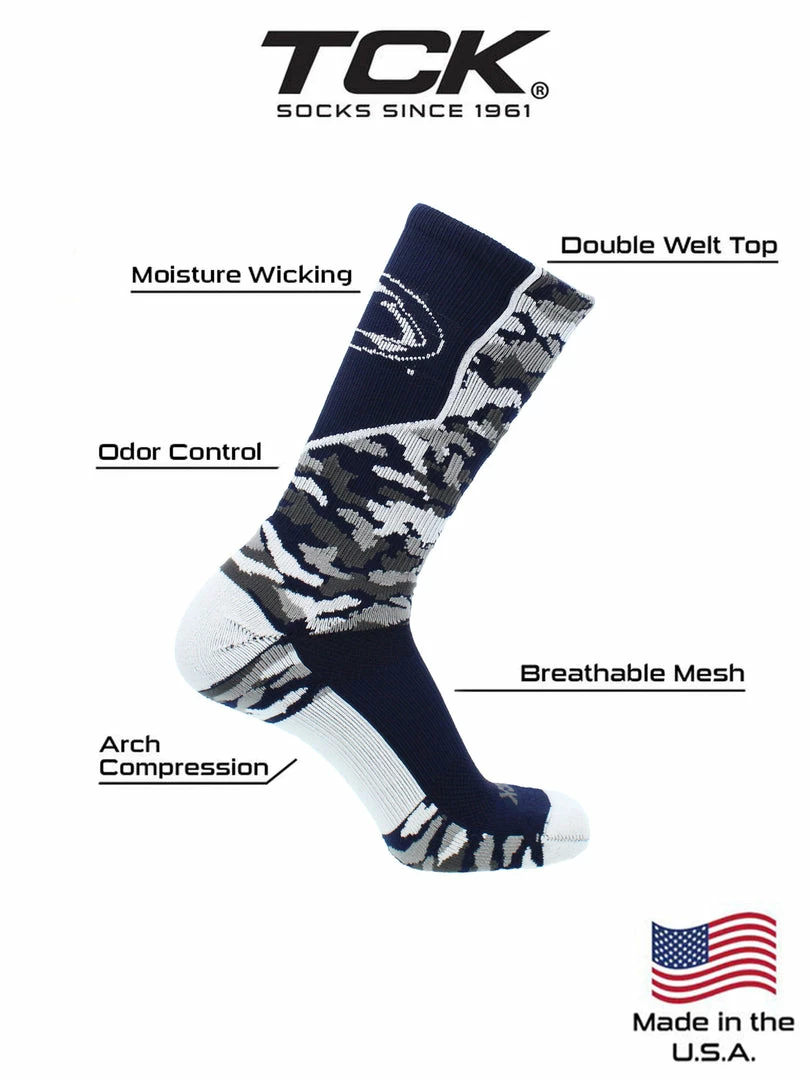 Best deal ๐ TCK Sports Penn State Nittany Lions ๐งฆ Socks Woodland Camo Crew ๐ฅฐ 3 TCK Sports Penn State Nittany Lions Socks Woodland Camo Crew