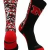 TCK All Schools Nebraska Cornhuskers Socks Digital Camo Crew