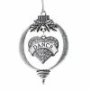 MadSportsStuff Christmas Ornament For Dancer With Crystal Dance Heart Charm Ornaments