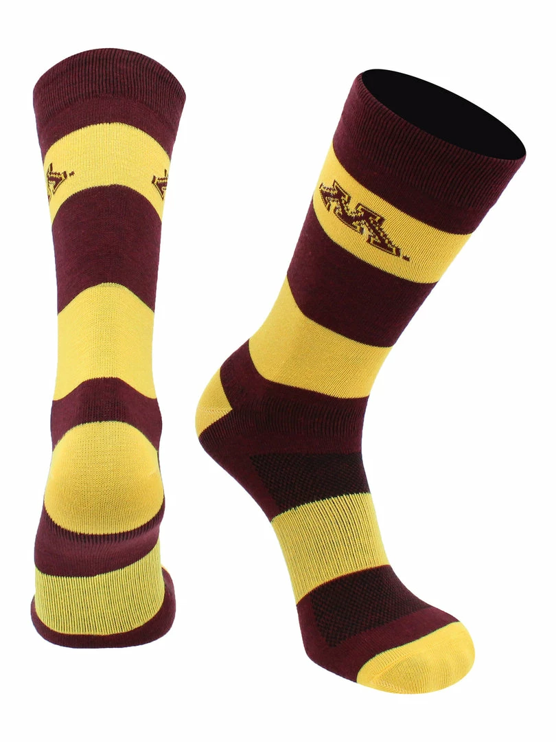 Discount ๐ TCK Minnesota Golden Gophers ๐งฆ Socks Game Day Striped Crew ๐งฆ Socks ๐ 1 TCK Minnesota Golden Gophers Socks Game Day Striped Crew Socks