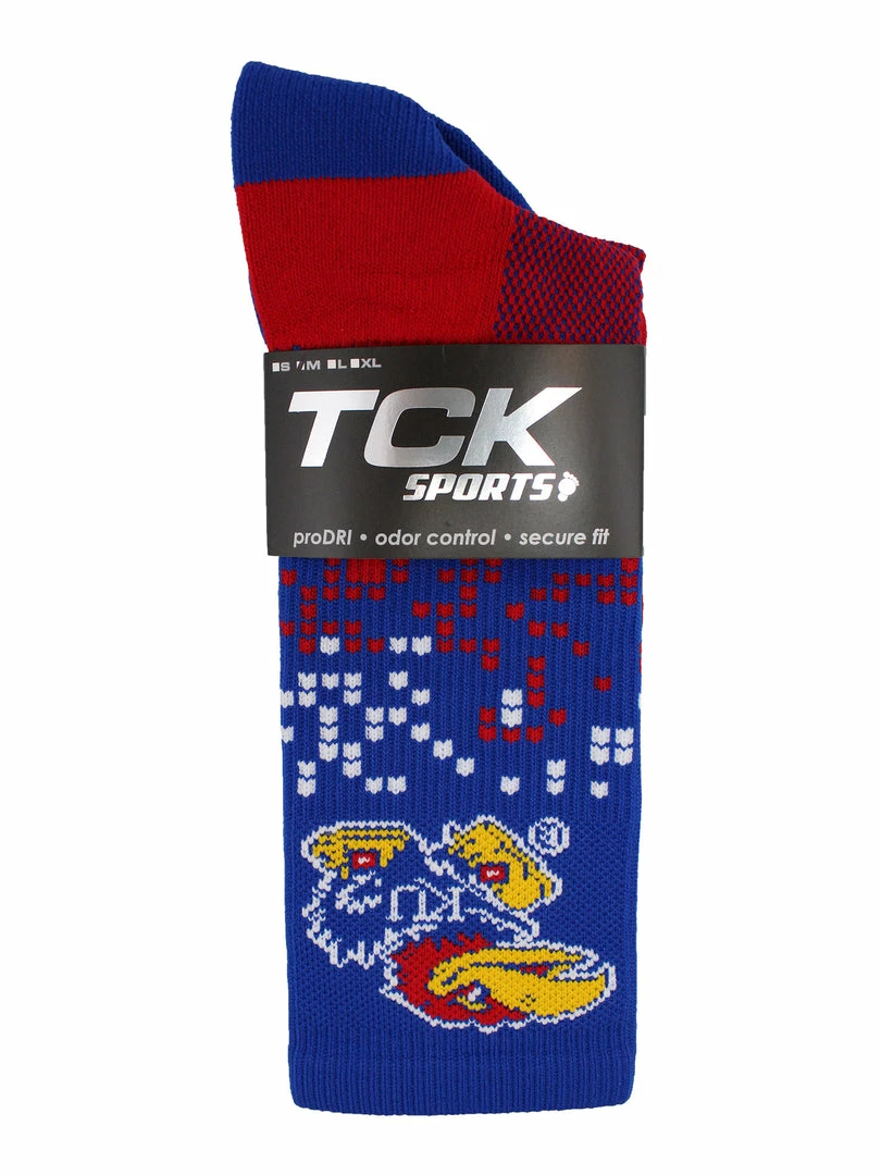 Flash Sale ๐ฏ TCK Kansas Jayhawks ๐งฆ Socks Downtown Crew ๐ 3 TCK Kansas Jayhawks Socks Downtown Crew