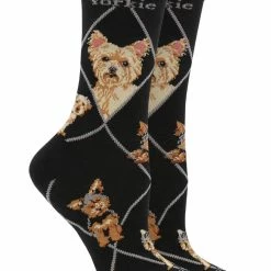 Cheapest โ WHD Crazy ๐งฆ Socks - Crew Yorkie Puppy ๐งฆ Socks For ๐ฉ Women Gift For ๐ฆฎ Dog Lovers ๐ 9 WHD Crazy Socks - Crew Yorkie Puppy Socks For Women Gift For Dog Lovers