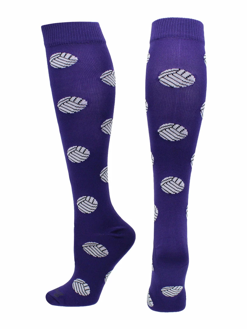 Outlet ๐งจ MadSportsStuff Volleyball ๐งฆ Socks With Volleyball Print Over The Calf ๐ 6 MadSportsStuff Volleyball Socks With Volleyball Print Over The Calf