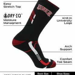 TCK All Schools UNLV Rebels Socks University Of Nevada Las Vegas Rebels Champion Crew Socks