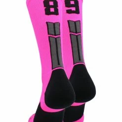 Best deal ๐ฏ MadSportsStuff Neon Pink And Black Player ID Custom Number Crew ๐งฆ Socks For ๐ Basketball Lacrosse Volleyball Boys And ๐ง Girls ๐คฉ 144 MadSportsStuff Neon Pink And Black Player ID Custom Number Crew Socks For Basketball Lacrosse Volleyball Boys And Girls