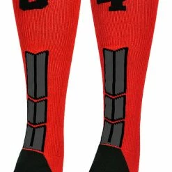 Budget ๐ฏ MadSportsStuff Red And Black Player ID Custom Number Over The Calf ๐งฆ Socks For ๐ฅ Softball โพ Baseball Football Boys And ๐ง Girls โพ Baseball ๐งฆ Socks ๐ 151 MadSportsStuff Red And Black Player ID Custom Number Over The Calf Socks For Softball Baseball Football Boys And Girls Baseball Socks