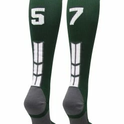 Best Pirce ๐ MadSportsStuff Dark Green Player ID Custom Number Over The Calf ๐งฆ Socks For ๐ฅ Softball โพ Baseball Football Boys And ๐ง Girls ๐ฅ Softball ๐งฆ Socks ๐คฉ 128 MadSportsStuff Dark Green Player ID Custom Number Over The Calf Socks For Softball Baseball Football Boys And Girls Softball Socks