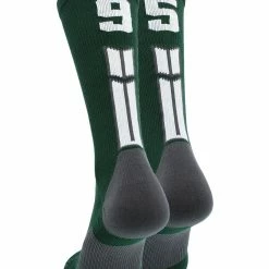Buy โ๏ธ MadSportsStuff Dark Green Player ID Custom Number Crew ๐งฆ Socks For ๐ Basketball Lacrosse Volleyball Boys And ๐ง Girls ๐ 138 MadSportsStuff Dark Green Player ID Custom Number Crew Socks For Basketball Lacrosse Volleyball Boys And Girls