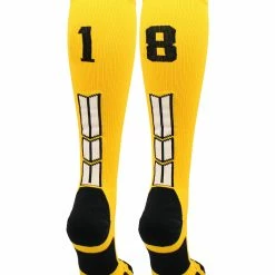 Cheap ๐ MadSportsStuff ๐ฅ Softball ๐งฆ Socks Gold Player ID Custom Number Over The Calf ๐งฆ Socks For ๐ฅ Softball โพ Baseball Football Boys And ๐ง Girls ๐ 164 MadSportsStuff Softball Socks Gold Player ID Custom Number Over The Calf Socks For Softball Baseball Football Boys And Girls